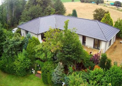 Mein Garten - Drohnenaufnahme vom Umbau