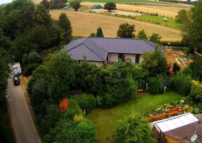 Mein Garten - Drohnenaufnahme vom Umbau
